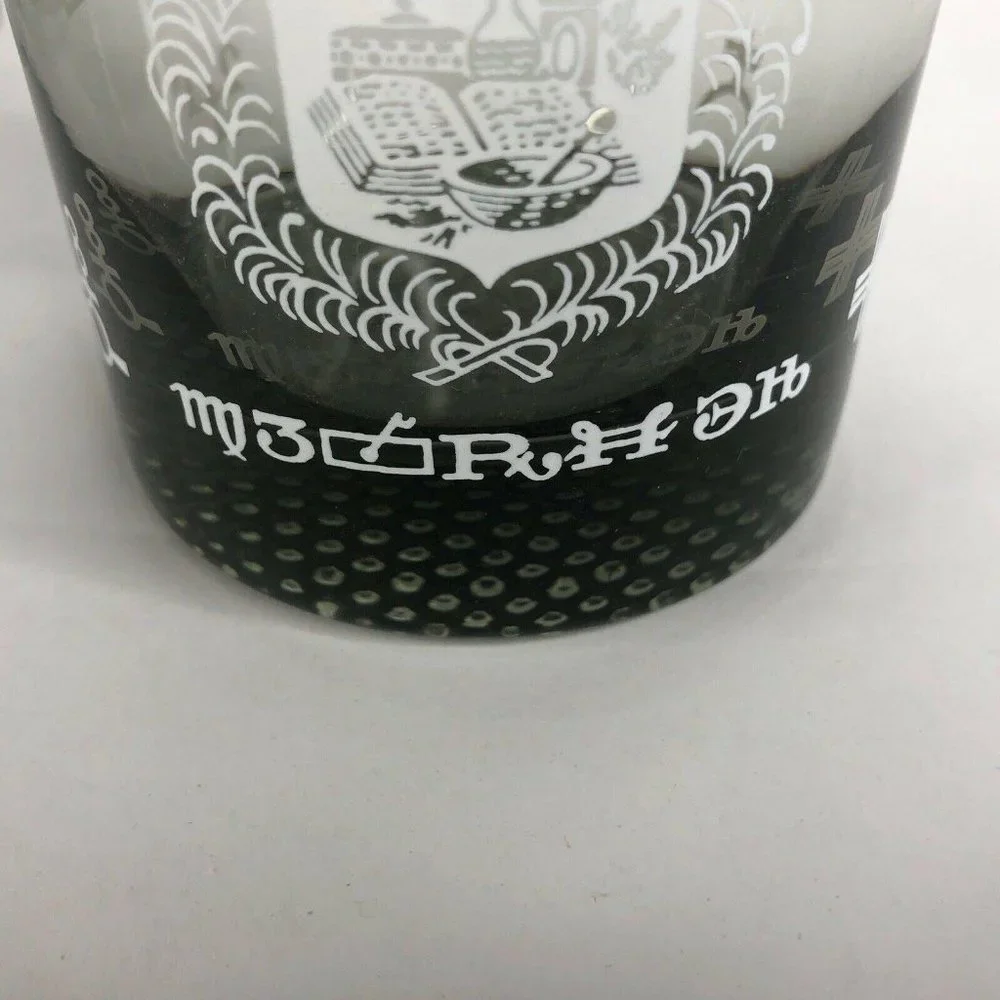 Set of 6 Pharmacy Symbol Glasses Barware Apothecary Tumblers MCM Lowball‎ Rocks